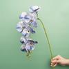 Orquídea Phalaenopsis con 9 Flores, Impresión 3D de Algodón Eva, Flores Artificiales para Fotografía de Bodas, Flores de Boda, Suministro Transfronterizo