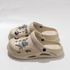 Zapatos de agujeros para hombre verano para exteriores 2025 nuevo estilo Baotou playa suela gruesa para conducir exteriores Eva sandalias y pantuflas deportivas para hombre