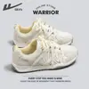 Zapatillas de Entrenamiento para Mujer Huili 2026 Verano Nuevas Transpirables de Malla Ligeras Casuales Versátiles Suela Gruesa Tenis Blancos B