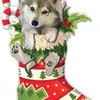 Decoraciones para Árbol de Navidad Serie Divertida de Perros Mascotas Producto Nuevo Transfronterizo Colgante Plano Creativo para Interior de Coche Perro Mascota