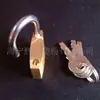Fornecimento imediato de cadeado de cobre com carcaça plástica de 20mm (figura) cadeado de metal com revestimento plástico
