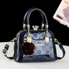 Bolso Bandolera Cruzado de un Hombro con Clip de Acero Estampado Fabricante Comercio Exterior Venta Caliente Moda Versátil Bolso de Mano para Mujer 2026 Nuevo Estilo Coreano