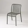 Mesa e Cadeira Modernas Simples Casuais para Pátio Externo Loja de Chá com Leite Café Plástico Conjunto Combinado de Mesa e Cadeira para Exterior