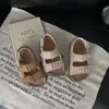 Sandalias de Corcho para Niños Estilo Coreano Verano 2025 Retro Zapatos de Playa Abiertos para Niñas Zapatos Birkenstock de Suela Suave para Niños Antideslizantes