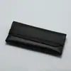 Estojo para óculos de unha única em estoque, em couro preto, bolsa para óculos portátil, caixa para armazenamento de óculos de sol, para impressão