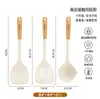 Concha de Sopa Grande de Silicone, Colher de Cozinha Espessa com Cabo Longo para Uso Doméstico, Espátula de Silicone Diária para Cozinha, Utensílios de Cozinha