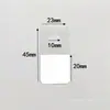 Empaque Transparente de PET con Gancho Caja de Color Gancho Autoadhesivo Agujero Redondo Gancho de Alta Adherencia Ranura de PVC Colgador Gancho de Hojas Sueltas