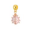 Pingente de Pulseira de Desenho Animado Estilo Pastoral DIY Colorido Animal Joaninha Pingente de Contas Acessórios de Joalheria Criativa Feita à Mão