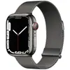 Adequado para Pulseiras de Apple Watch com Duas Seções e Pulseiras Milanesas Duplas Magnéticas de Metal para Apple Watch Ultra/Se