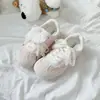 Nuevos Zapatos Blancos Casuales Versátiles para Estudiantes Primavera/Verano 2026, Zapatos para Mujer de Comercio Exterior, Tenis de Malla Doble Rosa Estilo Ballet para Mujer