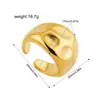 Moda Europea y Americana Anillo Vertical Irregular Moda Femenina Anillo Geométrico Irregular Anillo Multiestilo Mujeres