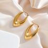 Joias de Ouro Aluvial Brincos de Moda Europeus e Americanos Transfronteiriços Ins Acessível Luxo Brincos de Alta Qualidade Exportação Amazon Joias Atacado