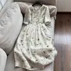 Vestido Largo Casual Estampado con Cintura Ajustable para Mujer, Estilo Nuevo de Verano 2026, Venta al por Mayor H11Aq18670