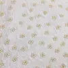 Jiaxin Textile Otoño Nuevo Bronceado Flor de Cinco Hojas Bordado con Lentejuelas Moda Europea y Americana Vestido Tela para Vestir