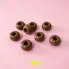 Cuentas de 16 mm de colores con forma de dona y agujero grande, cuentas planas, cuentas sueltas con forma de rueda, accesorios para el cabello DIY, materiales y accesorios para joyería de pulseras