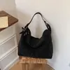 Bolso de Hombro Casual de Gran Capacidad para Viajes Diarios para Mujer 2026 Primavera Nueva Moda Bolso Tote de Color Sólido Bolso de Hombro Retro