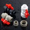 Accesorios para tuberías de agua PPR, válvula de bola con núcleo de acero, accesorios de unión doble de fusión en caliente, interruptor de tubería de agua fría de plástico completo 40 50