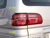 Adecuado para Ensamblaje de Luz Trasera para Dongfeng Fengxing Lingzhi M3 V3 M5, Cubierta de Luz Trasera Lingzhi, Carcasa de Luz de Frenado de Reversa Izquierda y Derecha