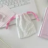 Bolsa con Cordón 4711 Bolsa de Tela de Mano Bolsa Organizadora para Artículos Varios Bolsa para Guardar Labiales y Monedas Bolsa a Prueba de Polvo para Joyería