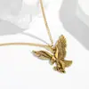 Collar con Colgante de Águila de Moda y Personalizado Estilo Hip-Hop para Parejas, Adecuado para Hombres y Mujeres en Pareja para Usar Diariamente y Regalar