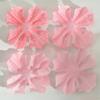 Piezas de Flor de Hortensia Quemada Simulada de 4 cm Pétalo Simulado Semiacabado Flor Artificial Accesorios de Decoración para Zapatos y Sombreros para el Hogar