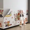 Papel de parede cartoon autoadesivo à prova d'água à prova de umidade parede quarto de criança parede do quarto adesivos decorativos para quarto de aluguel feio