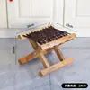 Taburete Plegable Portátil de Madera Maciza de Espino para Uso Doméstico Pequeño para Niños y Adultos, Silla de Exterior, Silla de Pesca, Taburete