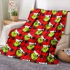 Manta de Franela Transfronteriza, Engrosada y Cálida, Manta Decorativa para Sofá Impresa Digitalmente, Manta para la Siesta de Comercio Exterior, Manta para Aire Acondicionado, Manta Decorativa de Comercio Exterior