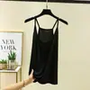 Camisola Sexy de Modal para Mujer, Cuello Redondo, Ropa Interior de Verano, Adelgazante, Bodycon, Capa Base Delgada, Top Casual para Usar por Encima