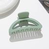 Presilha versátil estilo coreano fosca elegante grampo de cabelo semicírculo macaron placa para cabelo prendedor de cabelo simples acessórios de cabelo adorno de cabeça atacado