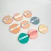 Chenyihe Varios Colores Color Macarrón Polvera de Doble Uso Seco y Húmedo Esponja de Cojín de Aire Siete Estrellas con Estilos de Logo