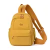Mochila Versátil de Moda para Mujer 2026 Mochila Casual Simple de Doble Hombro Bolsa de Tela de Nylon Repelente al Agua