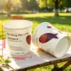 Tazas de Papel Desechables para Helado de 16oz 500ml, Venta al por Mayor de Fábrica, Personalizadas con Diseños Impresos, Se Pueden Equipar con Tapas