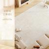Alfombra para Sala de Estar 2026 Modelo Nuevo Alfombrilla de Cama Impermeable Resistente a Manchas Sin Lavado Limpiable Estilo Crema Sensación de Alta Gama Alfombra de Tianjin Gruesa