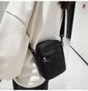 Bolso para Teléfono Móvil Bolso de Mujer Venta al por Mayor Estilo Coreano Hombro Moderno Marca Moda Bolso Cuadrado Pequeño Hombres y Mujeres Color Sólido Pareja Simple Bandolera