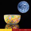 Caneca Mestra de Esmalte Cloisonné Cerâmico Grande Capacidade Xícara de Chá Kung Fu Estilo Corte Retrô Xícara Única Tigela de Chá Porta-Chá Presente