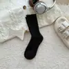 Calcetines de Lana para Mujer, Otoño e Invierno, Calcetines de Media Pantorrilla, Calcetines Largos de Cachemira Gruesos y Cálidos, Calcetines Holgados de Invierno para Zapatos Birkenstock