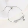 Joyas Japonesas Destacadas Personalidad Elegante Collar con Lazo de Circonita Set Pendientes Pulsera Corazón de Chica Simple