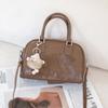 Bolsa Feminina Vintage Bolsa Feminina 2025 Nova Grande Capacidade Combina com Tudo Ombro Transversal Estilo Coreano Bolsa Boston
