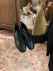 Sapatilhas Mary Jane estilo francês, sapatos retrô de vovó femininos de tira única, sapatilhas confortáveis de sola macia