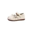 Otoño 2026 Nuevo Estilo Coreano Moda para Niñas Zapatos Retro Cómodos de Suela Suave con Lazo para Niñas Jóvenes, Mocasines