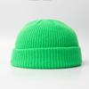 Outono e inverno retro pele de melão chapéu senhorio chapéu hip-hop rua moda masculina e feminina chapéu quente curto lã fria boné atacado
