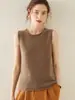 Nueva colección de otoño e invierno: suéter de punto de cachemira pura para mujer, capa interior de cuello redondo, camisola, suéter cálido, capa base ajustada