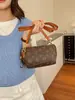 Bolso Pequeño de Alta Gama Nuevo 2026 para Mujer, Elegante Bolso Cuadrado Pequeño con Estampado Vintage de Retazos, Bolso de Hombro y Cruzado