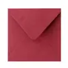 Convite Estilo Europeu em Papel Perolado 150g com Envelope, Convite de Casamento, Embalagem de Cartão de Cumprimentos Dupla Face Cor Vinho Estilo Ocidental