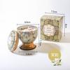 Taça transfronteiriça vela perfumada com flor seca presente acompanhante de casamento presente de aniversário vela perfumada com flor atacado