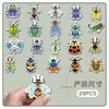20 Piezas de Imanes Suaves de Insectos para Refrigerador Animales de Dibujos Animados Venta Caliente Transfronteriza Coloridos Graffiti Creativos Impermeables Imanes Magnéticos