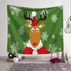 Tapiz de Navidad Personalización Amazon Transfronterizo Sala de Estar Dormitorio Mesita de Noche Habitación Tela de Fondo Pintura Colgante Colgante de Pared