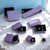 Caja de Joyería con Tapa y Base de Color Sólido para Pendientes, Clip de Oreja, Colgante de Oreja y Pendientes con Acabado de Alta Gama, Caja de Joyería para Pendientes, Al por Mayor en Stock