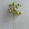 Frutas de baiacu frescas, flores artificiais, estilo nórdico, decoração de casamento de alta qualidade, arranjo de flores artificiais, ornamentos de frutas de algodão Tang para decoração de casa